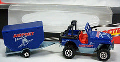 Majorette Trailers Series - Airport Luggage Service Jeep & Trailer