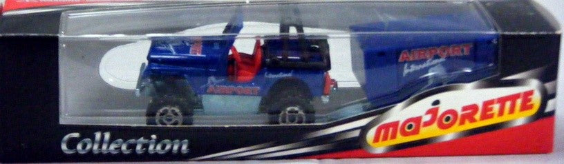 Majorette Trailers Series - Airport Luggage Service Jeep & Trailer