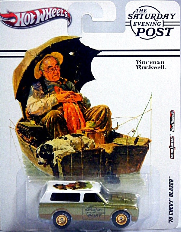 Hot Wheels Nostalgia Series - Saturday Evening Post - Norman Rockwell Gone Fishin' 1970 Chevy Blazer