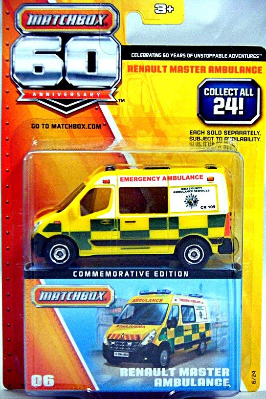 Matchbox 60th Anniversary Series - Renault Master Ambulance
