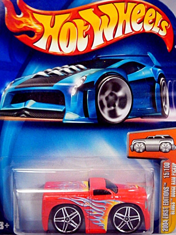 Hot Wheels 2004 First Editions - Blings Dodge RAM Pickup Truck