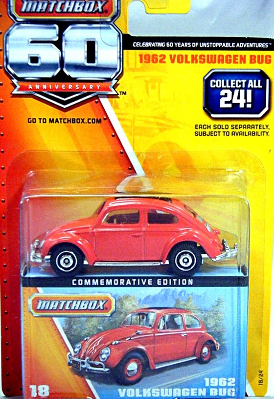 Matchbox 60th Anniversary - 1962 Volkswagen Beetle