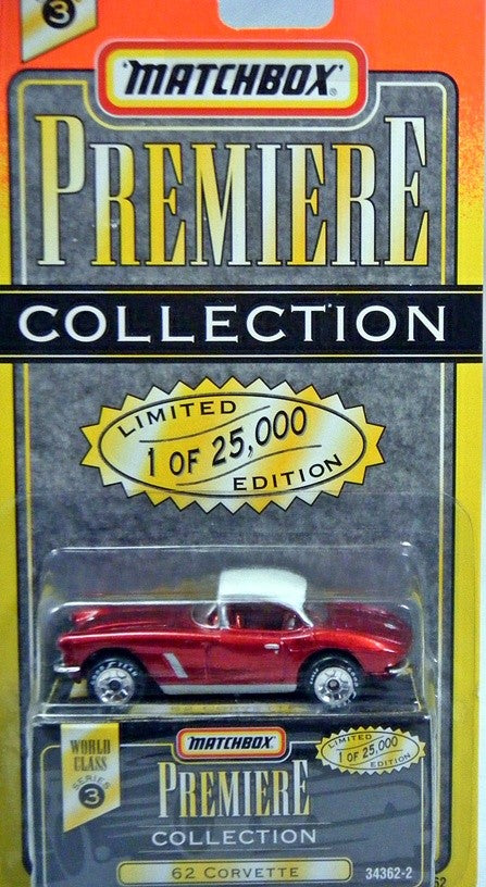 Matchbox 1962 Chevrolet Corvette Premiere Series WC6