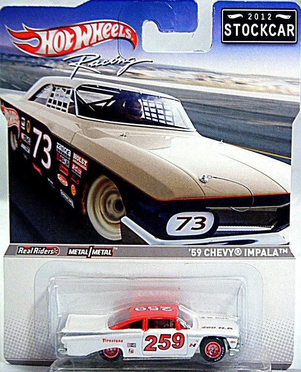 Hot Wheels Racing 2012 Stock Car Series - 1959 Chevrolet Impala NASCAR Stock Car