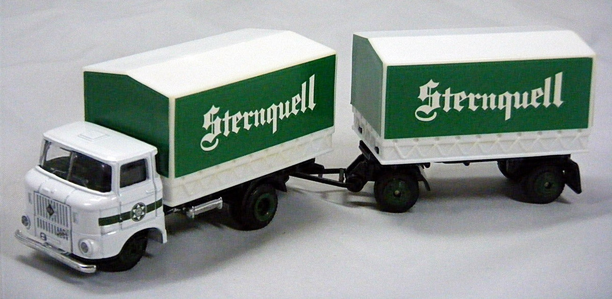 Sternquell Beer Promotional Delivery Truck and Trailer