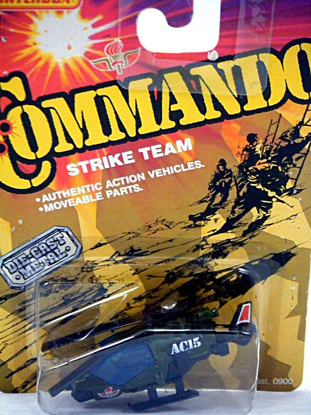 Matchbox Commando Strike Force Mission Helicopter