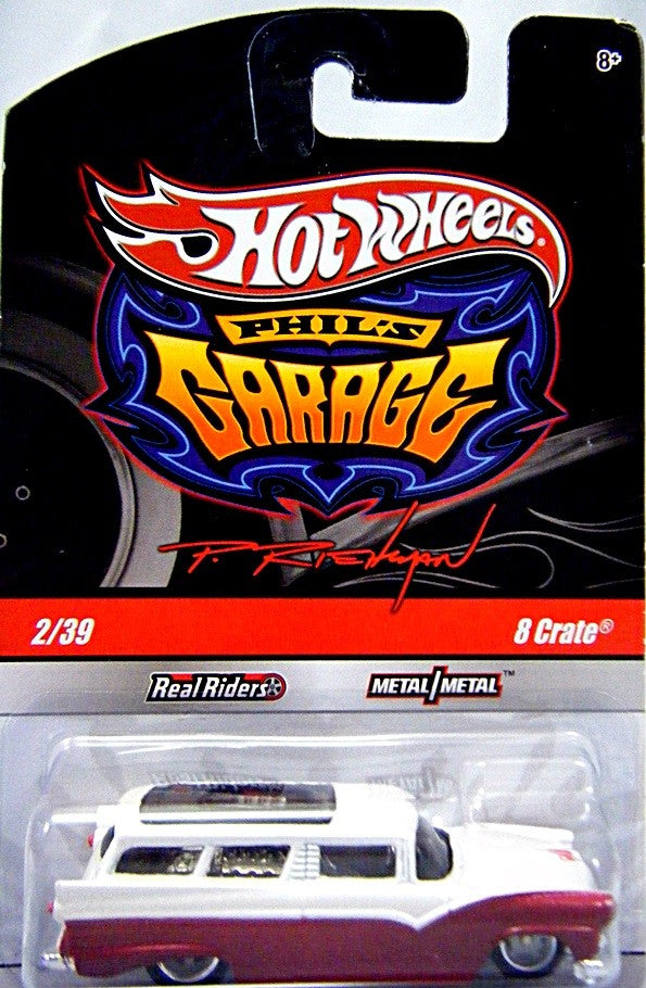 Hot Wheels Phils Garage 1955 Ford Station Wagon - 8 Crate