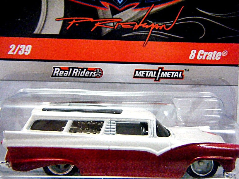 Hot Wheels Phils Garage 1955 Ford Station Wagon - 8 Crate