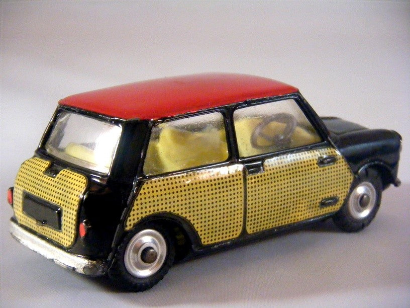 Corgi (249-A-1) Morris Mini-Cooper Deluxe with wickerwork