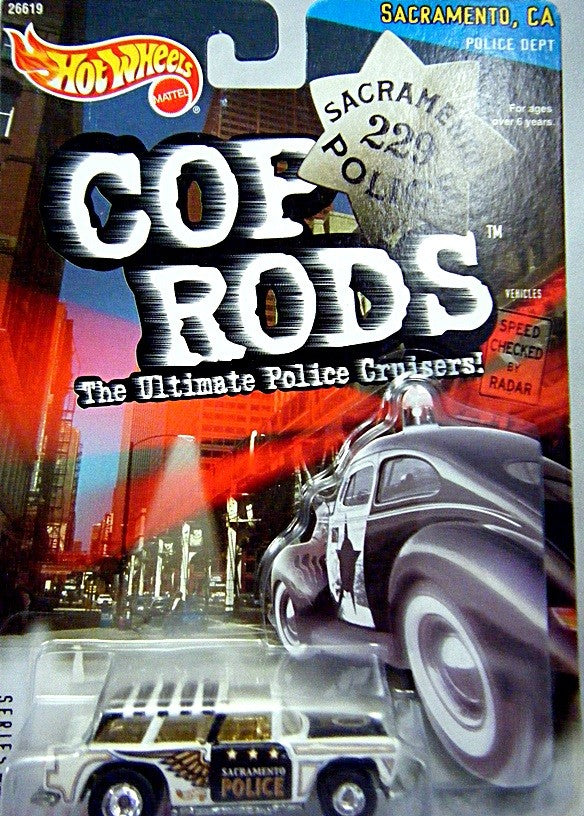 Hot Wheels Cop Rods Sacramento Police Department 1955 Chevrolet Nomad