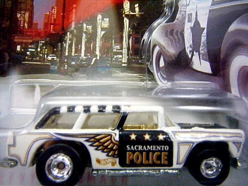 Hot Wheels Cop Rods Sacramento Police Department 1955 Chevrolet Nomad