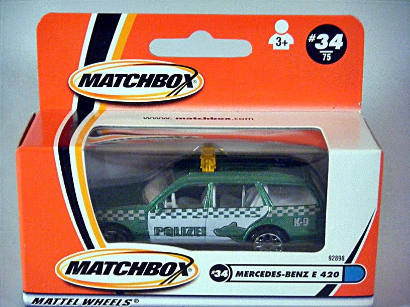Matchbox - Mercedes-Benz E430 Police K-9 Station Wagon