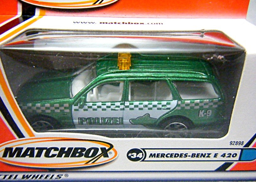 Matchbox - Mercedes-Benz E430 Police K-9 Station Wagon