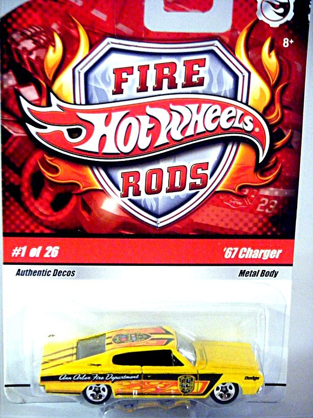 Hot Wheels Fire Rods 1967 Dodge Charger MOPAR