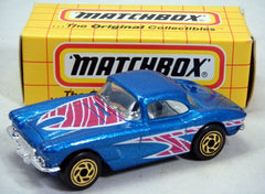 Matchbox 1962 Chverolet Corvette - Gold Wheels