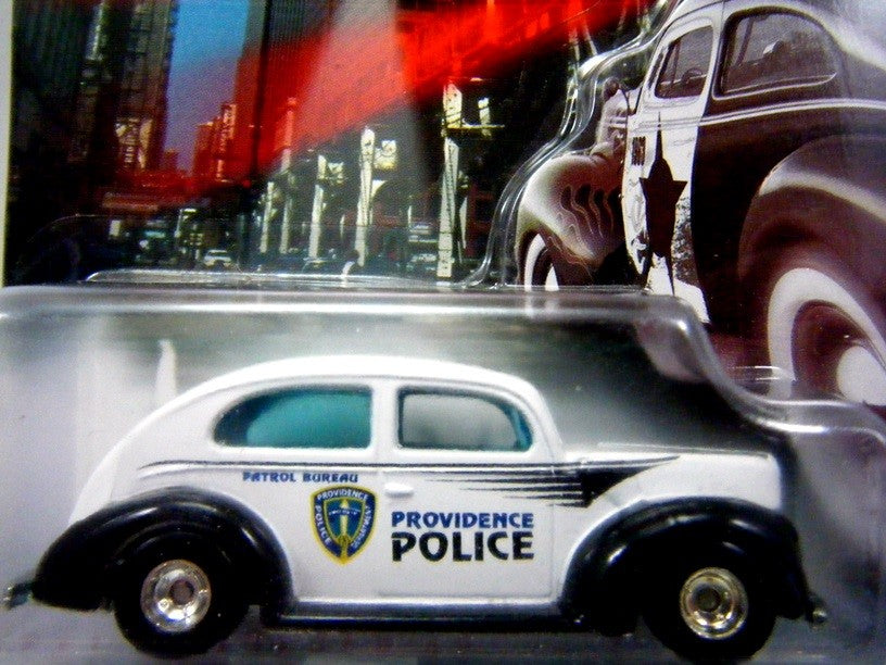 Hot Wheels Cop Rods Providence RI Police Department 1940s Fat Fendered Ford Police Car