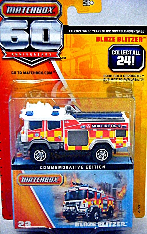 Matchbox 60th Anniversary series - Blaze Blitzer Fire Truck