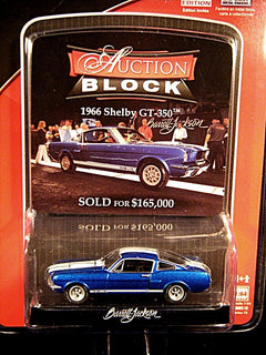 Greenlight Barrett Jackson Auction Block 1966 Ford Mustang Shelby GT-350