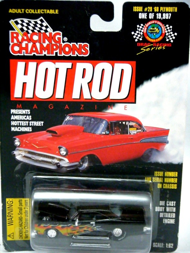 Racing Champions Hot Rod Magazine - 1968 Plymouth Roadrunner
