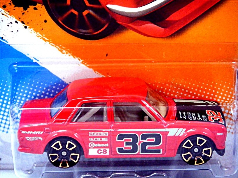 Hot Wheels Datsun Bluebird 210 Sedan SCCA Race Car FTE Wheels