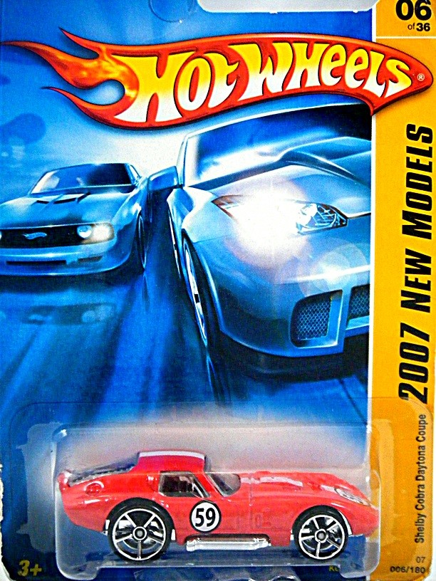 Hot Wheels 2007 New Models Series - Shelby Cobra Daytona Coupe