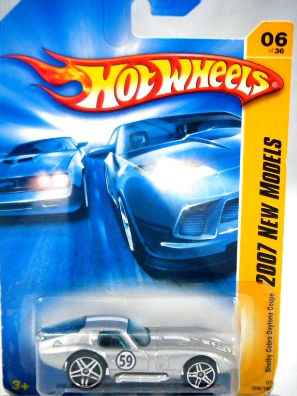 Hot Wheels 2007 New Models Series - Shelby Cobra Daytona Coupe