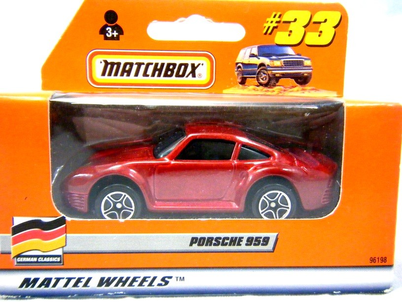 Matchbox Porsche 959 Euro Edition