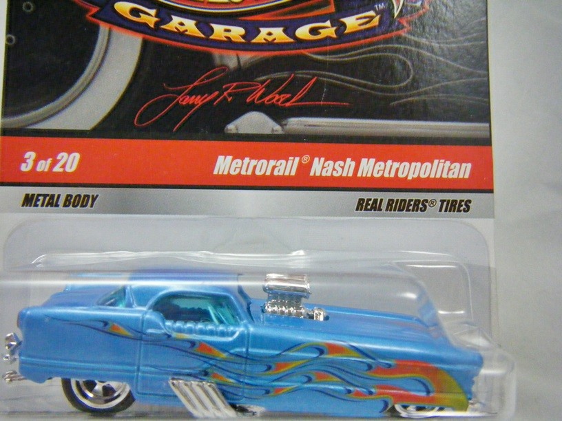 Hot Wheels Larrys Garage Nash Metropolitan NHRA Dragster