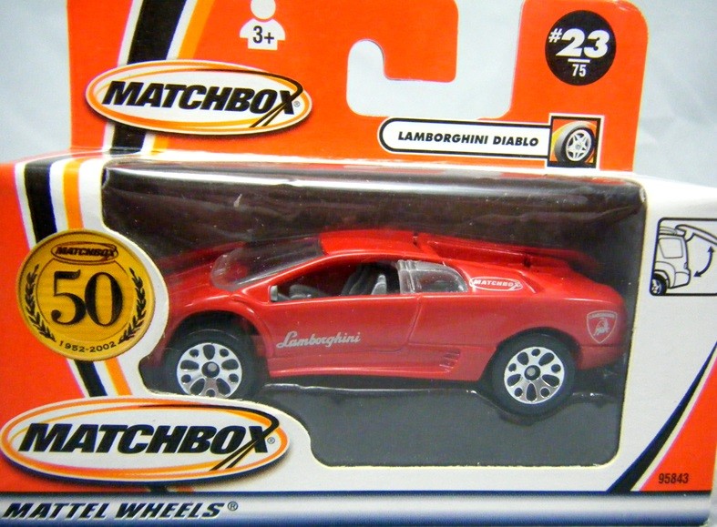 Matchbox Lamborghini Diablo 50th Anniversary Logo Chase Car