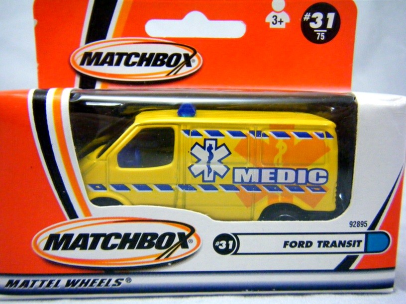 Matchbox Australia Ford Transit EMT Medic Ambulance