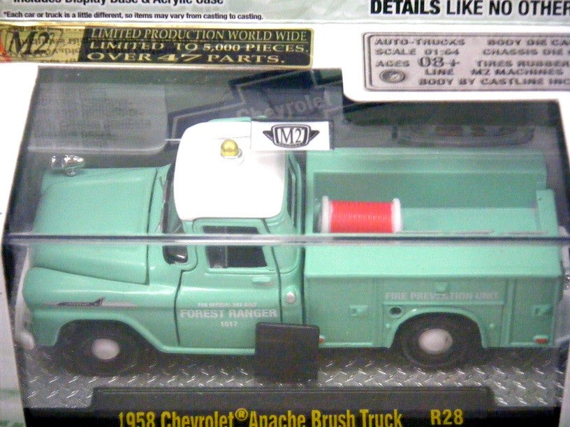 M2 Machines - 1958 Chevy Apache Forest Ranger Bush Truck