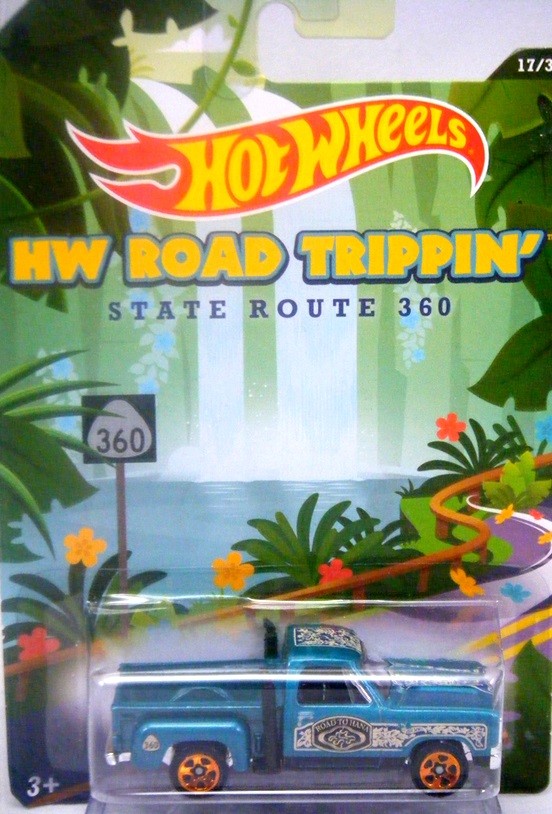 Hot Wheels - Road Trippin' - 1978  Dodge Lil' Red Pickup Truck