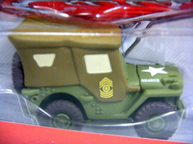 Disney Cars - Sarge Military Jeep