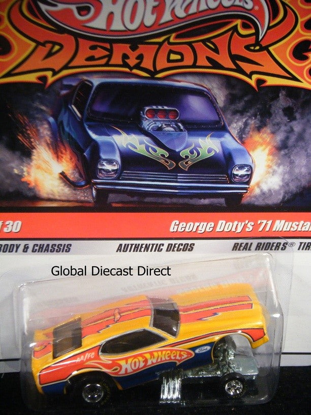  Hot Wheels Dragstrip Demons George Doty's NHRA 71 Ford Mustang Funny Car
