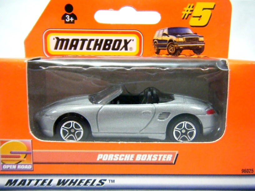 Matchbox Porsche Boxster (Black Interior/Older Wheels)