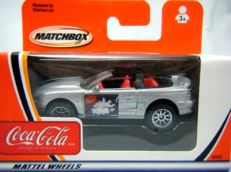 Matchbox - Ford Mustang Convertible Coca-Cola 