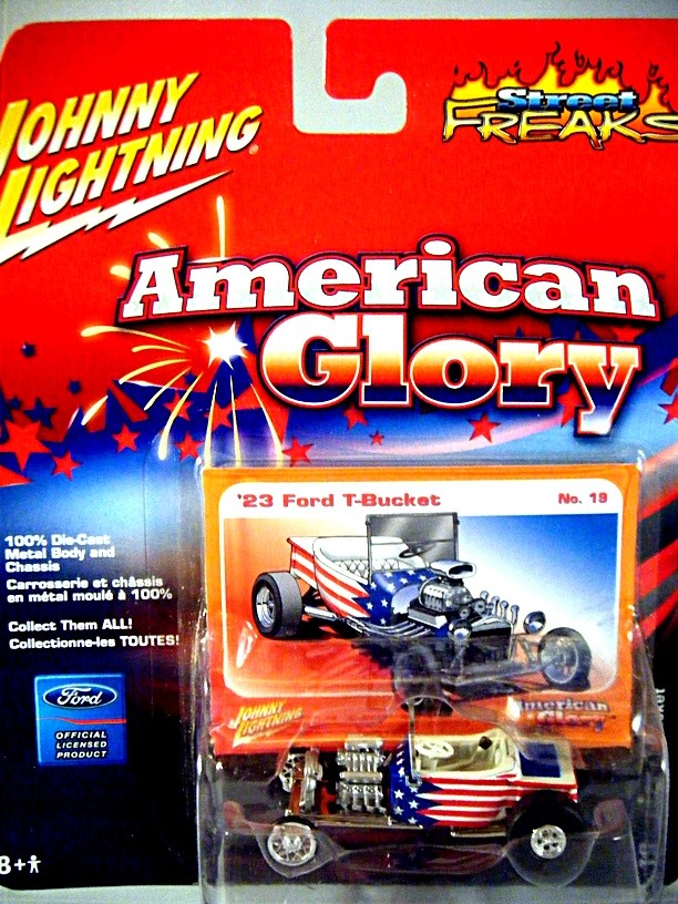 Johnny Lightning Street Freaks American Glory - 1923 Ford T-Bucket Street Rod