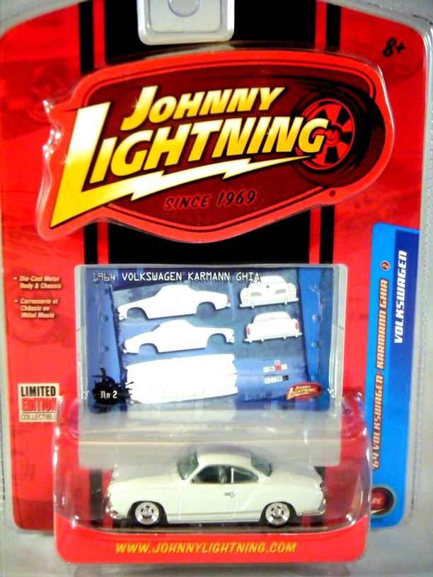 Johnny Lightning Volkswagens - 1964 VW Karmann Ghia