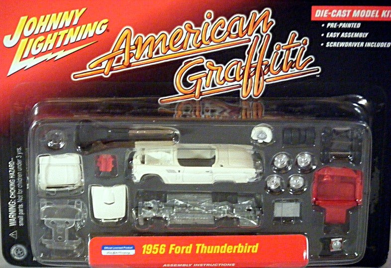 Johnny Lightning Diecast Model Kits - American Graffiti Suzanne Somers 1956 Ford Thunderbird
