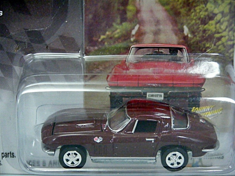 Johnny Lightning Corvette 50th Anniversary – 1965 Chevrolet Corvette Stingray Coupe  