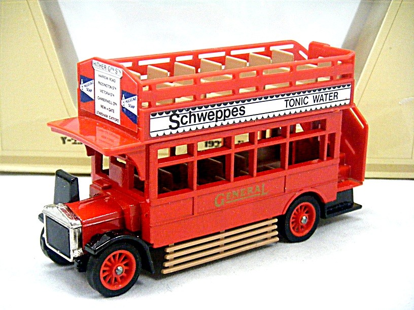 Matchbox Models of Yesteryear (Y-23) - 1922 AEC "S" Type Omnibus