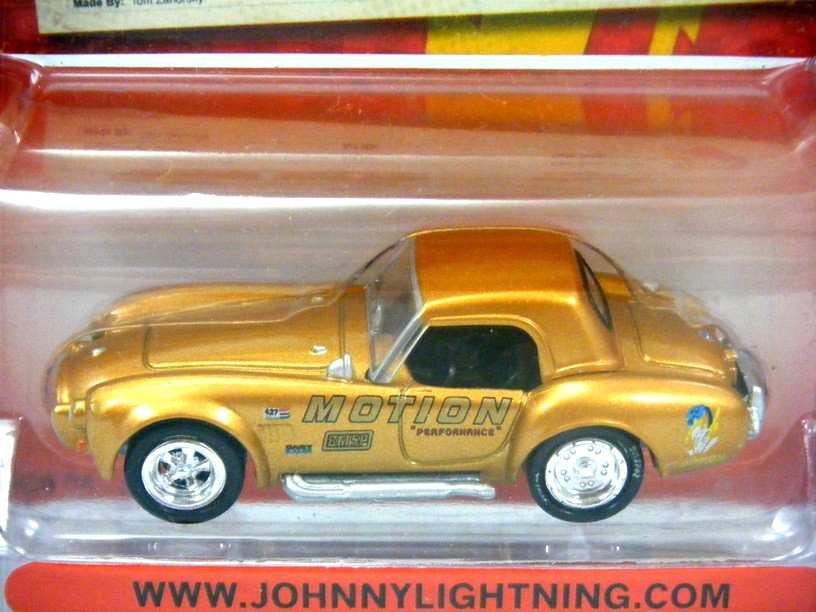 Johnny Lightning 1965 Motion Performance Shelby Cobra Draggin Snake