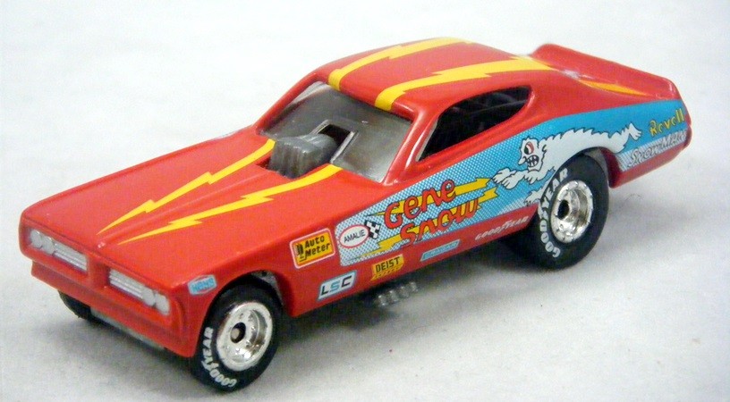 Johnny Lightning Gene Snow 1972 Dodge Charger NHRA Funny Car 