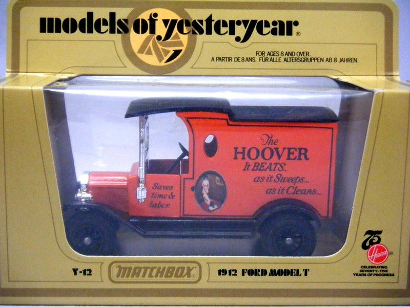 Matchbox Models of Yesteryear 1912 Ford Model T Hoover Vaccum Truck