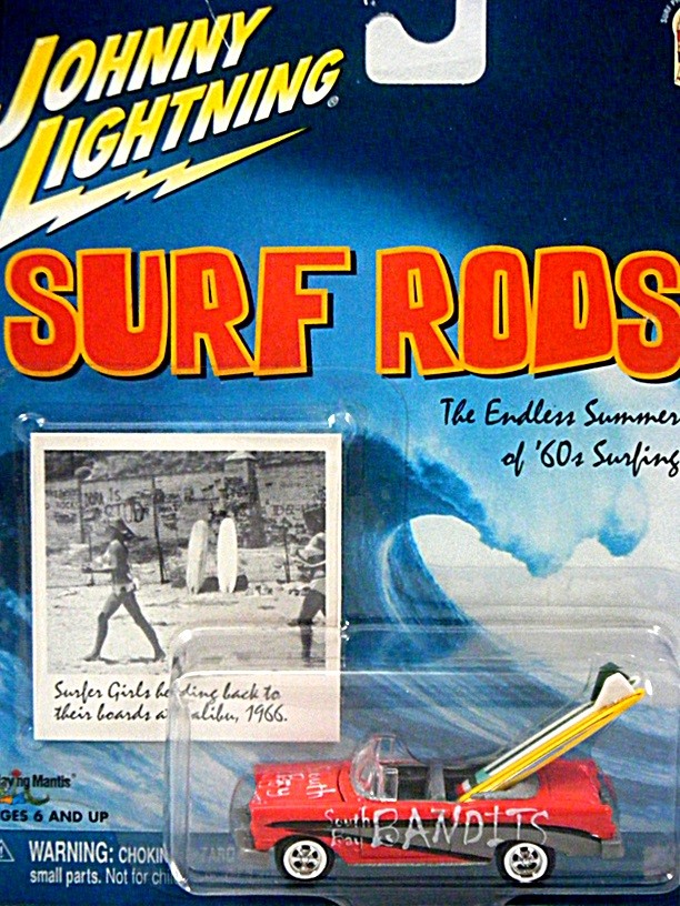 Johnny Lightning Surf Rods 1956 Chevrolet Bel Air Convertible
