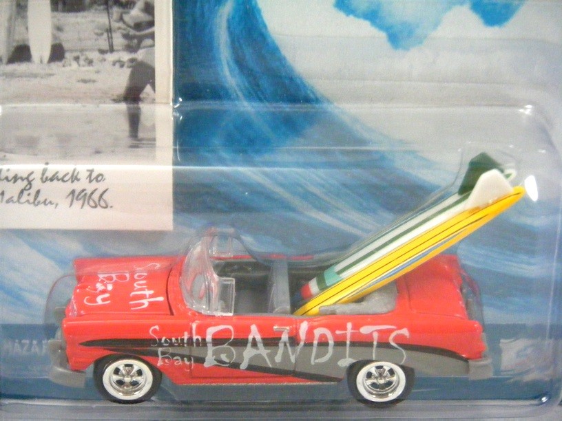 Johnny Lightning Surf Rods 1956 Chevrolet Bel Air Convertible