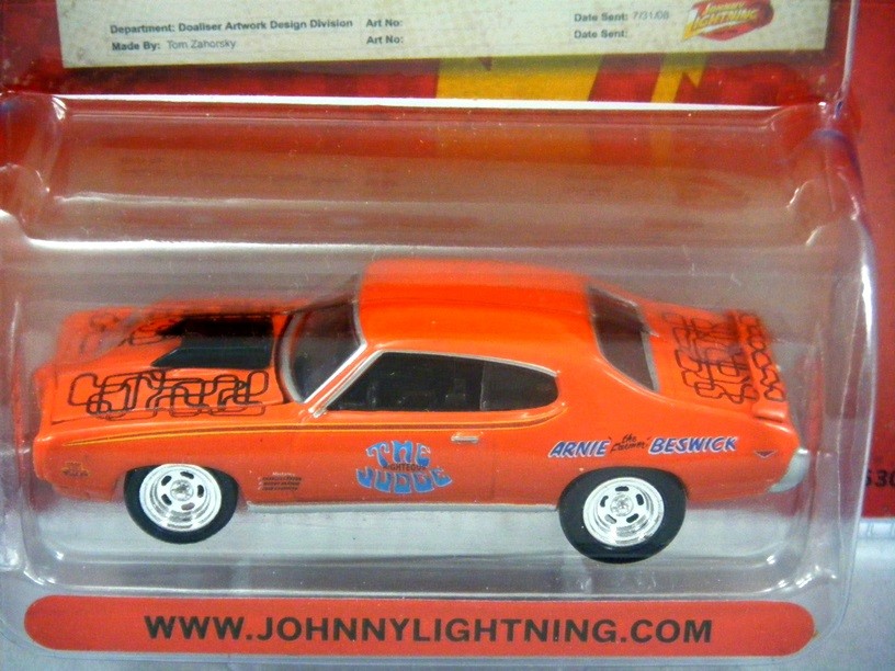 Johnny Lightning Racing Legends Righteous Judge 69 GTO NHRA Race Car