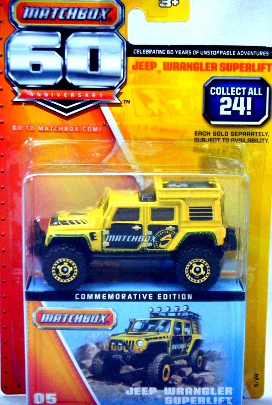 Matchbox 60th Anniversary - Jeep Wrangler Superlift