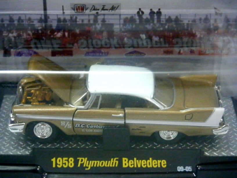 M2 Machines 1958 Plymouth Belvedere NHRA Race Car