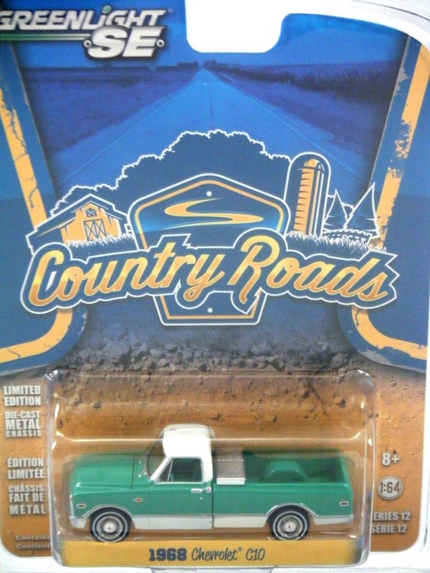 Greenlight County Roads 1968 Chevrolet C-10 Pickup Truck